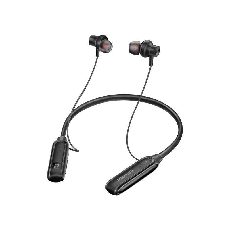 PROMATE Leap Dynamic Wireless Neckband - 800mAh / Black