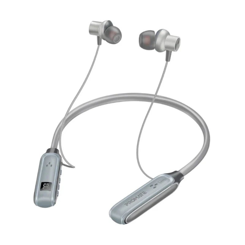 PROMATE Leap Dynamic Wireless Neckband - 800mAh / Silver