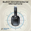 PROMATE VuTune Hybrid ANC Headphones - 600mAh / Black