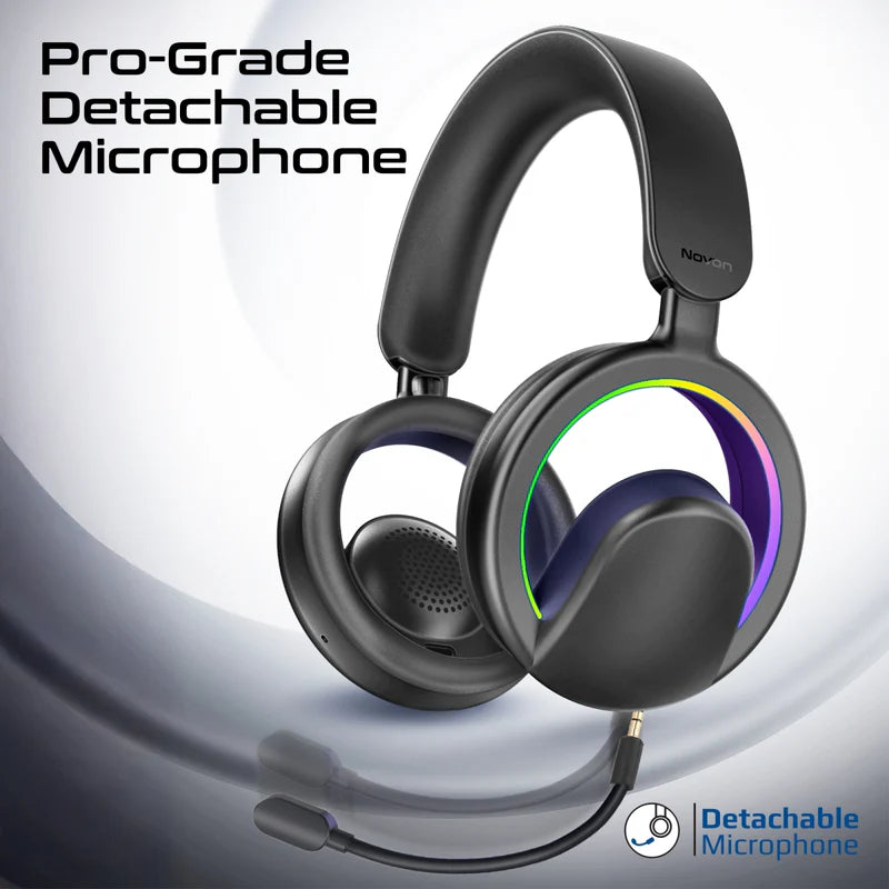 PROMATE Novon Wireless Over-Ear Headphones - 600mAh / Black