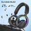 PROMATE Novon Wireless Over-Ear Headphones - 600mAh / Black