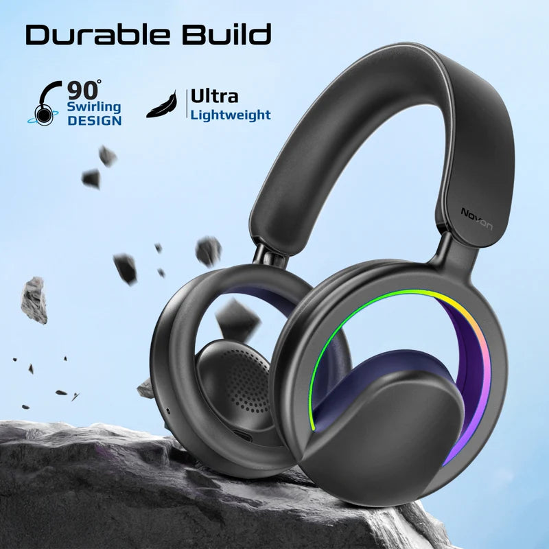 PROMATE Novon Wireless Over-Ear Headphones - 600mAh / Black