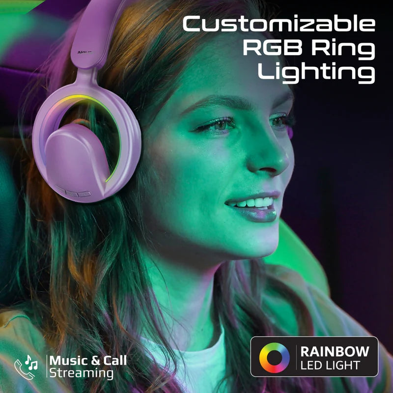 PROMATE Novon Wireless Over-Ear Headphones - 600mAh / Purple