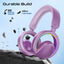 PROMATE Novon Wireless Over-Ear Headphones - 600mAh / Purple