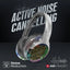 PROMATE TransTune Wireless Active Noise Cancelling Headphones - 600mAh / Silver