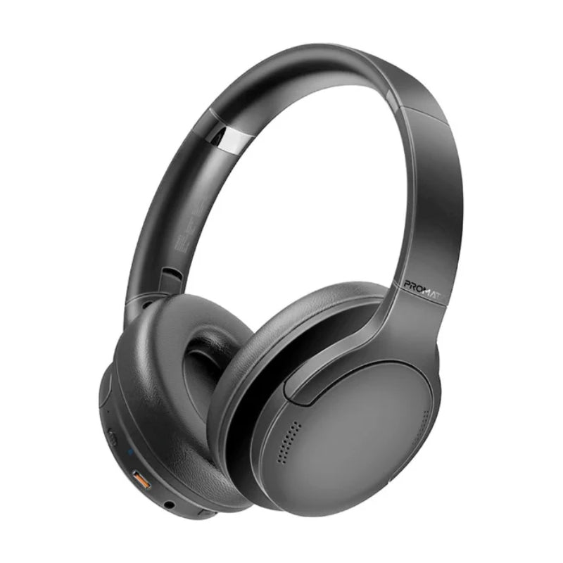PROMATE LaBoca-Pro High Fidelity Over-Ear Wireless Headphones - 300mAh / Black