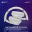 PROMATE LaBoca-Pro High Fidelity Over-Ear Wireless Headphones - 300mAh / White