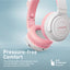 PROMATE Panda Kawaii Style Wireless Kids Headphones - 1000mAh / Bubble Gum