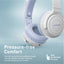 PROMATE Panda Kawaii Style Wireless Kids Headphones - 1000mAh / Lilac