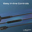 PROMATE MonoPod-LT In-Ear Wired Mono Earphone - Lightning / Black