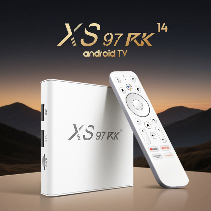 XS97 RK14 4K Android TV Box - 4K / 2GB / 8GB / Wi-Fi / White