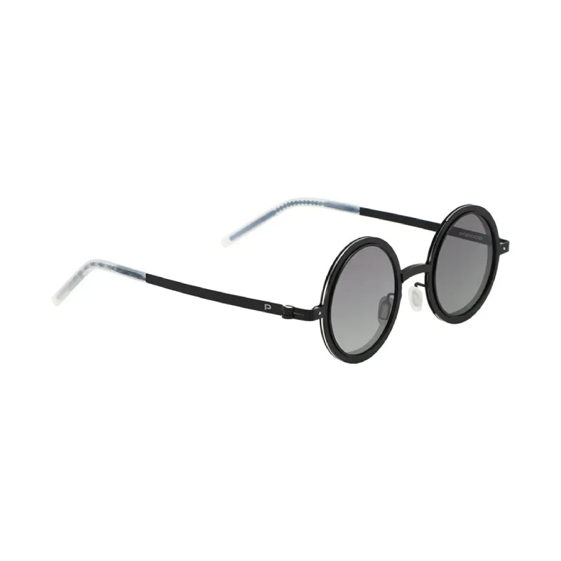 Porodo Lifestyle Geneva Round Frame Sunglasses - Black