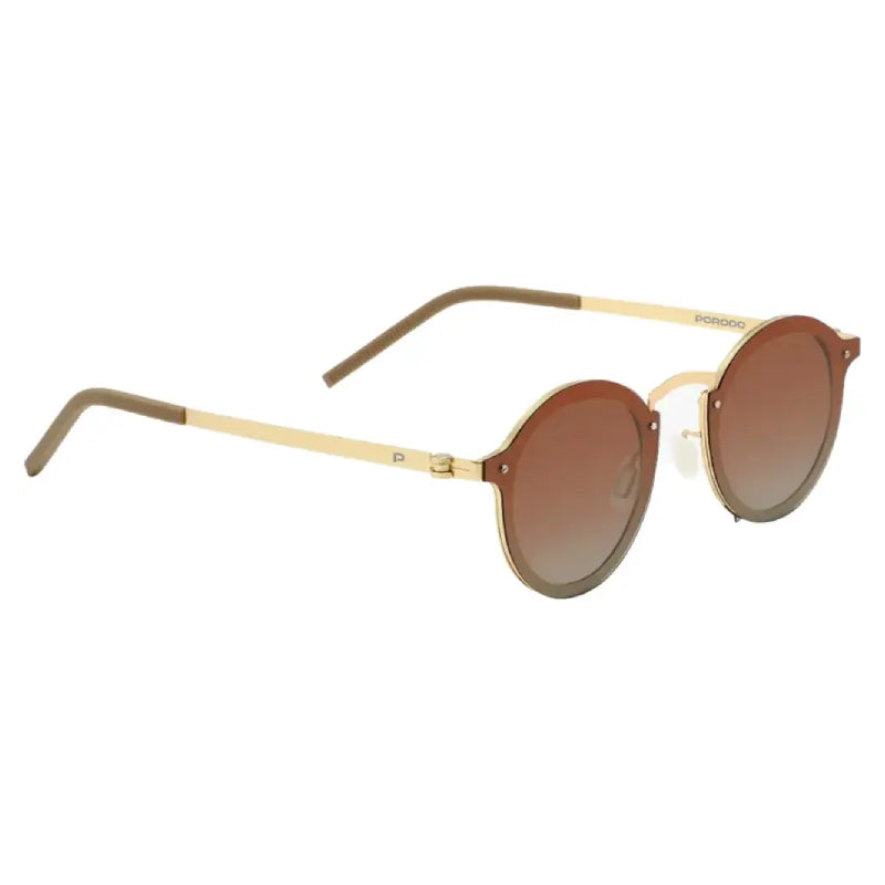 Porodo Lifestyle Riviera Round Frame Sunglasses - Gold
