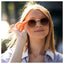 Porodo Lifestyle Riviera Round Frame Sunglasses - Gold