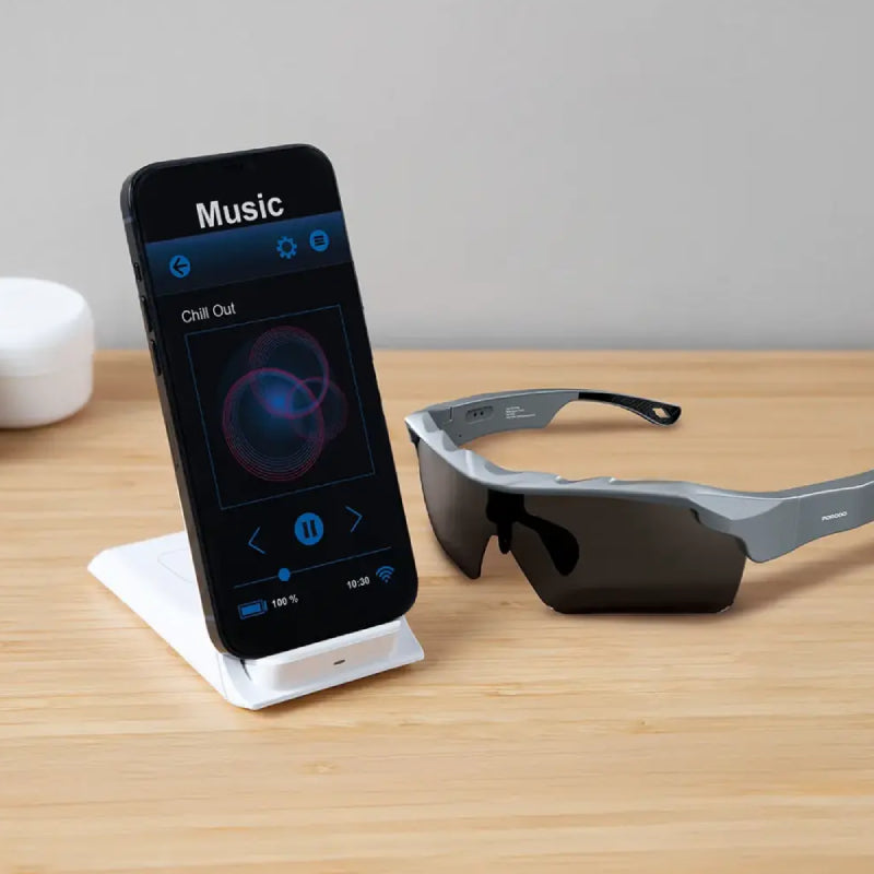 Porodo Lifestyle Dynamic Smart Sunglasses - Bluetooth / Gray/Black