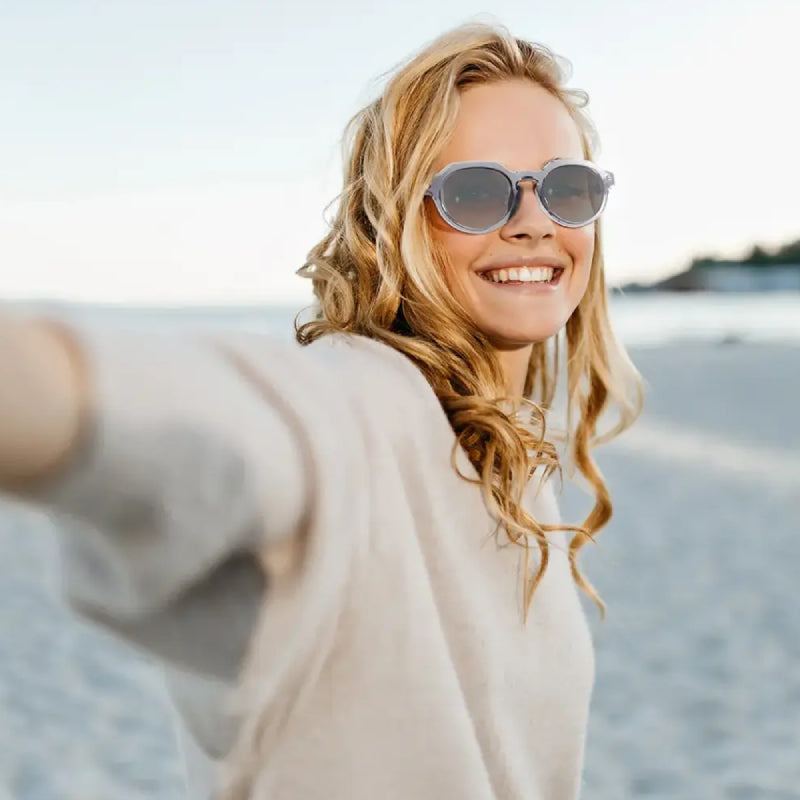 Porodo Lifestyle Montago Polarized Lens Sunglasses - Silver