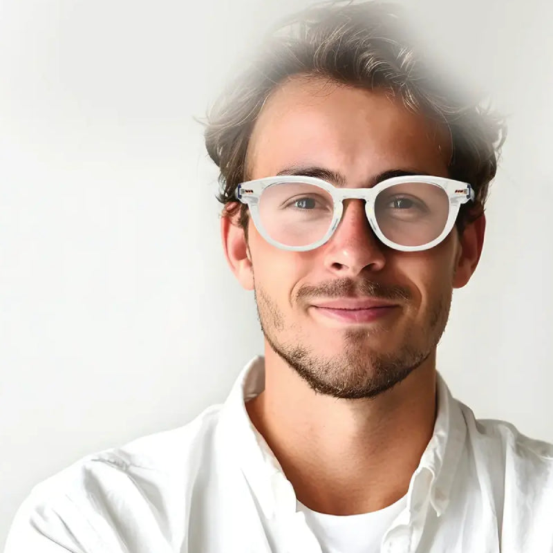 Porodo Lifestyle San Marino Anti-Blue Light Glasses - Transparent