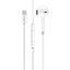 PROMATE MonoPod-C In-Ear Wired Mono Earphone - USB-C / White