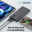 PROMATE Bolt-10PD Compact Smart Charging Power Bank - 20W / USB-C / USB-A / Black