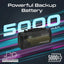 PROMATE PowerUp-Duo Ultra-Compact Fast Charging Power Bank - 20W / USB-C / Lightning / Black