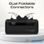 PROMATE PowerUp-Duo Ultra-Compact Fast Charging Power Bank - 20W / USB-C / Lightning / Black