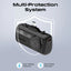 PROMATE PowerUp-Trio Ultra-Compact Fast Charging Power Bank - 20W / USB-C / Lightning / Black + PROMATE PowerPort-25AC Power Delivery Ultra-Fast Dual Port AC Charger - 25W / USB-C / USB-A / Black - Bundle Offer