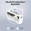 PROMATE PowerUp-Trio Ultra-Compact Fast Charging Power Bank - 20W / USB-C / Lightning / White