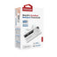 PROMATE PowerUp-Trio Ultra-Compact Fast Charging Power Bank - 20W / USB-C / Lightning / White