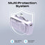 PROMATE PowerUp-Trio Ultra-Compact Fast Charging Power Bank - 20W / USB-C / Lightning / Purple
