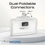 PROMATE PowerUp-10Duo Ultra-Compact Fast Charging Power Bank - 20W / USB-C / Lightning / White