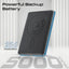 PROMATE Blade-5 Ultra-Slim MagSafe Compatible Wireless Charging Power Bank - USB-C / Blue