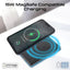 PROMATE Blade-5 Ultra-Slim MagSafe Compatible Wireless Charging Power Bank - USB-C / Blue