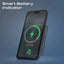 PROMATE Blade-10 Ultra-Compact MagSafe Compatible Wireless Charging Power Bank - USB-C / Black