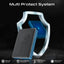 PROMATE Blade-10 Ultra-Compact MagSafe Compatible Wireless Charging Power Bank - USB-C / Blue