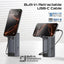 PROMATE Titan-130RC Ultra Compact Multi-Port Power Bank with Retractable USB-C Cable - 130W / 20000mAh / Black