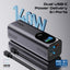 PROMATE Titan-160 Ultra Compact Multi-Port Power Bank - 160W / 27600mAh / Black