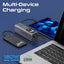 PROMATE Titan-160 Ultra Compact Multi-Port Power Bank - 160W / 27600mAh / Black