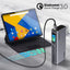 PROMATE Titan-130 Sleek Multi-Port Power Bank - 130W / 20000mAh / Black