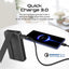 PROMATE RoverPack 4-in-1 Charging Station - 10000mAh / Black