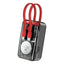 PROMATE Mavrix Power Bank with Built-In USB-C & Lightning Cable - 35W / 10000mAh / Red