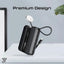 PROMATE Neo-10 Power Bank with Built-In USB-C Cable - 30W / 10,000mAh / Black