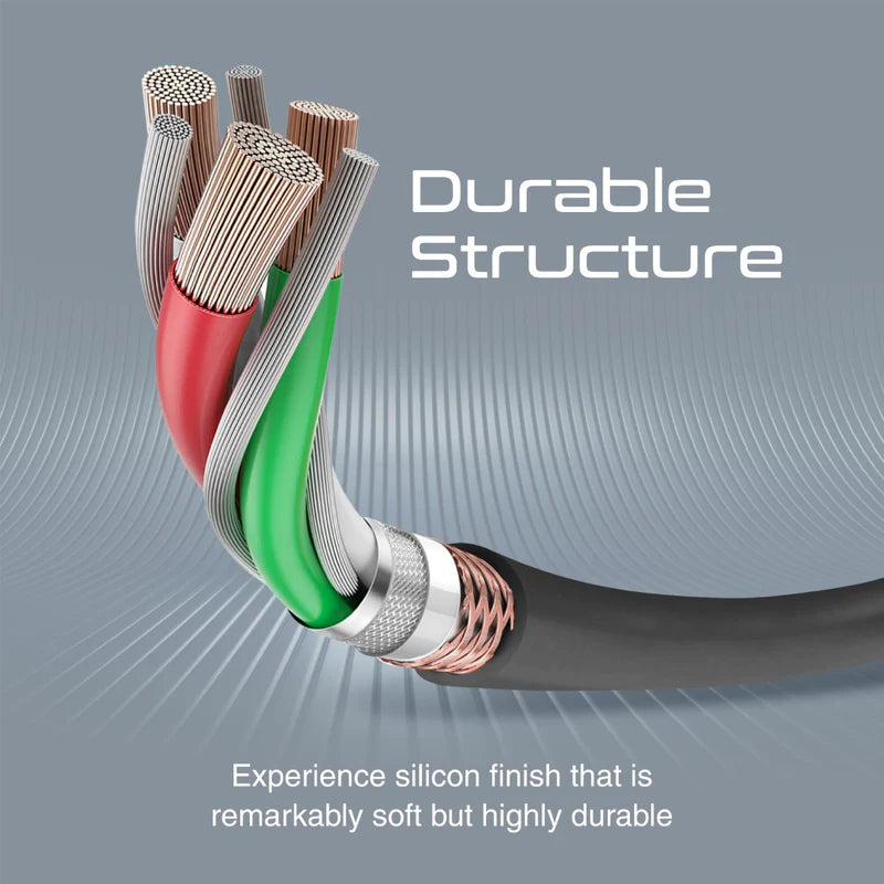 PROMATE PowerLine-Ci120 Connector Cable - 1.2 Meter / 480Mbps / 20W /USB-C / Lightning / Black