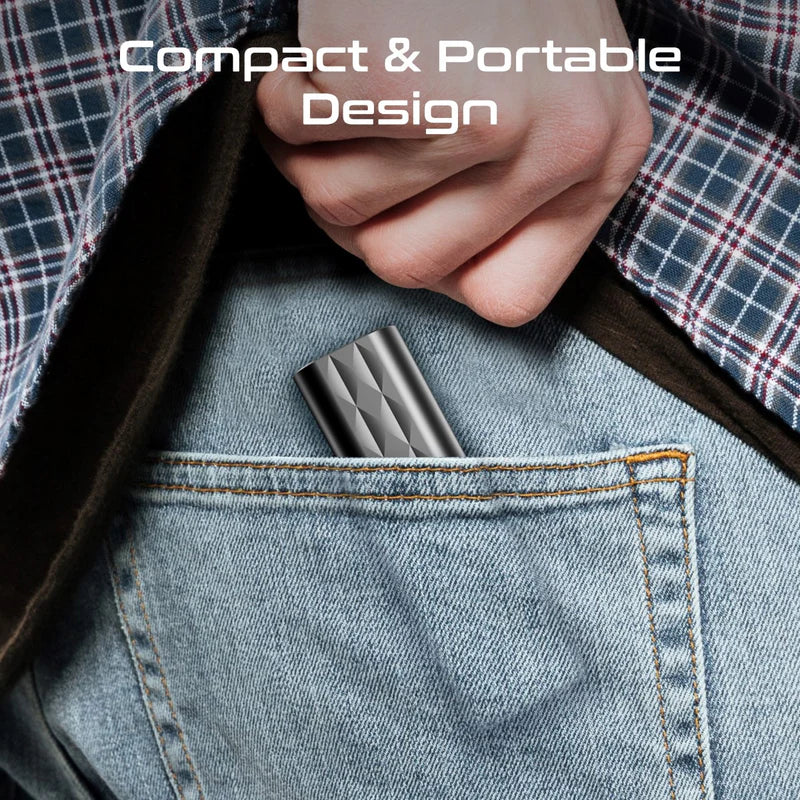 PROMATE PERK Compact All in 1 Charging Cable and Travel Kit - 60W / Black