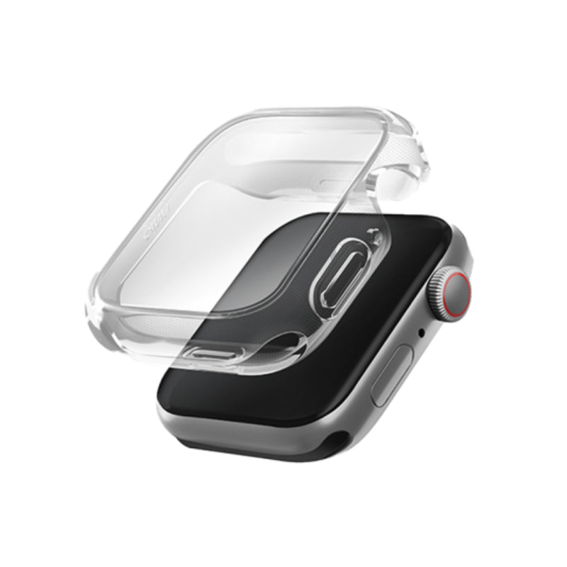 UNIQ Hybrid Guard Watch Case with Screen Protector - Apple Watch (SE3 / SE2) 40mm / Dove Clear