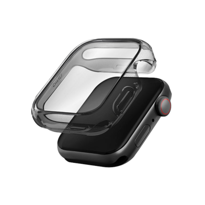 UNIQ Hybrid Guard Watch Case with Screen Protector - Apple Watch (SE3 / SE2) 40mm / Smoked Tinted Grey