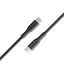 PROMATE XCord-CC High Tensile Strength Data & Charge Cable - 1 Meter / 480Mbps / USB-C / Black