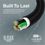 PROMATE XCord-CC High Tensile Strength Data & Charge Cable - 1 Meter / 480Mbps / USB-C / Black