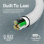 PROMATE XCord-CC High Tensile Strength Data & Charge Cable - 1 Meter / 480Mbps / USB-C / White