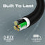 PROMATE XCord-CC200 High Tensile Strength Data & Charge Cable - 2 Meter / 480Mbps / USB-C / Black