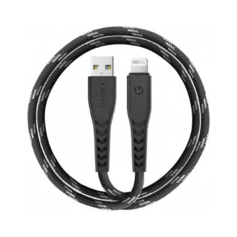 Energea Nyloflex Cable, Charge And Sync Tough Lightning C89 Mfi 1.5M – Black